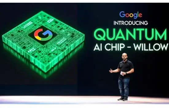 Google Quantum AI Willow Chip